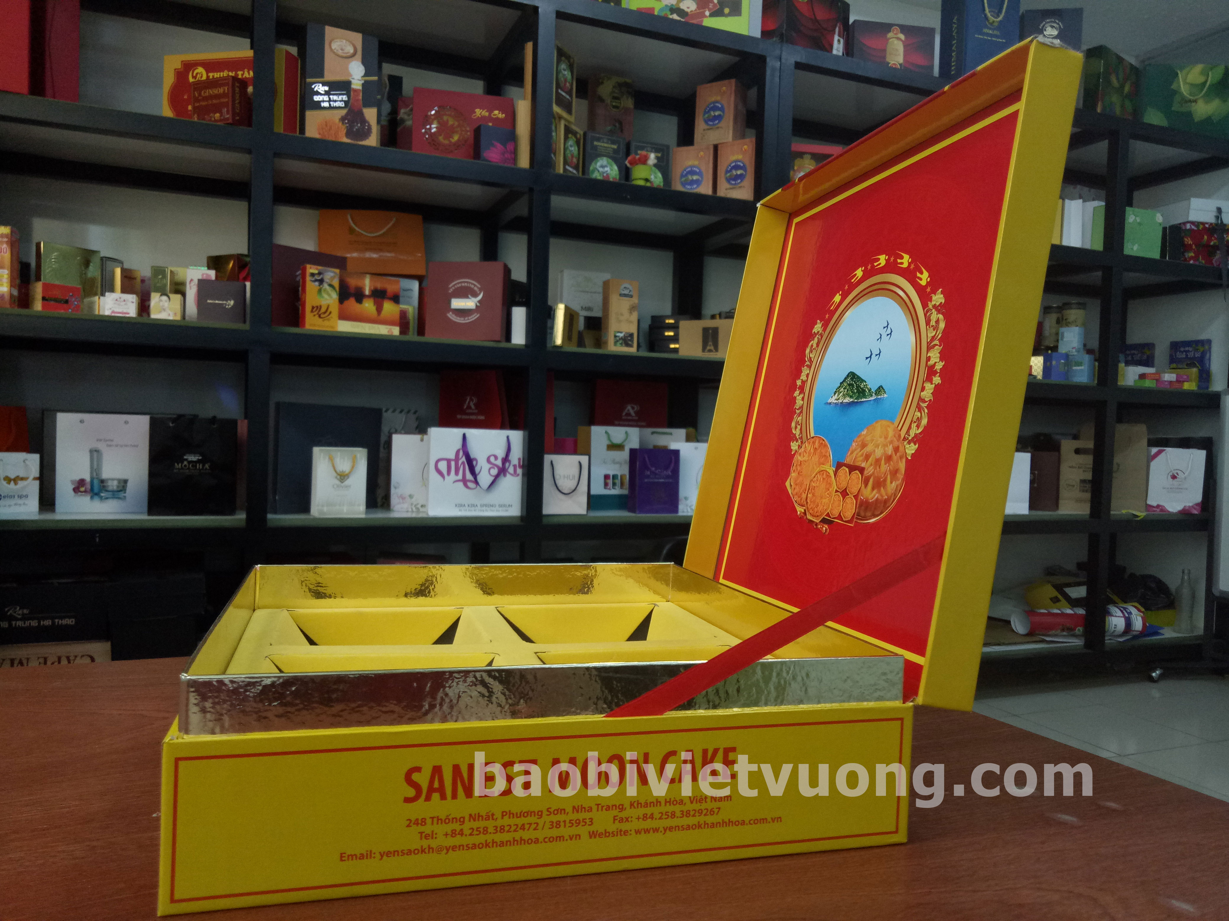 In hộp bánh trung thu đẹp 2018